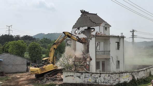 最后一戶(hù)拆除！江北港鐵路專(zhuān)用線(xiàn)項(xiàng)目征遷工作圓滿(mǎn)收官！
